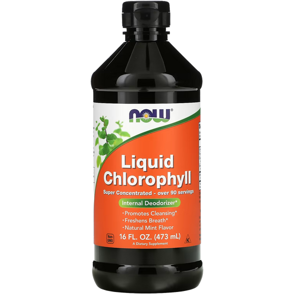 NOW Liquid Chlorophyll Concentrated with Peppermint