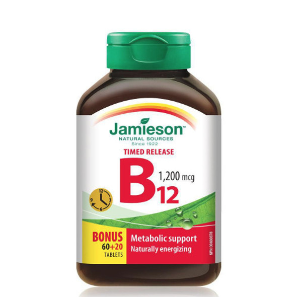 Jamieson B12 80 tablets bonus bottle