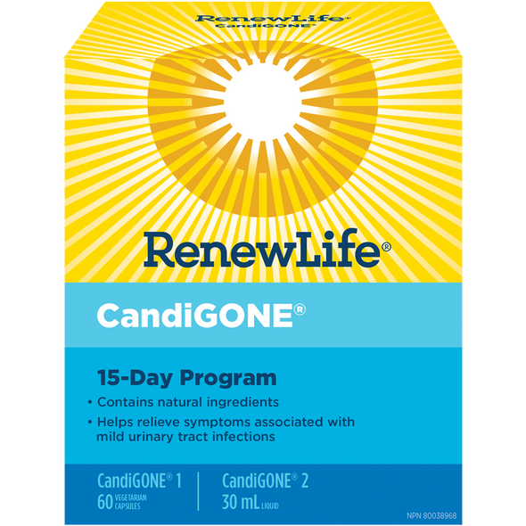 Renew Life CandiGONE 15 Day Cleanse Program