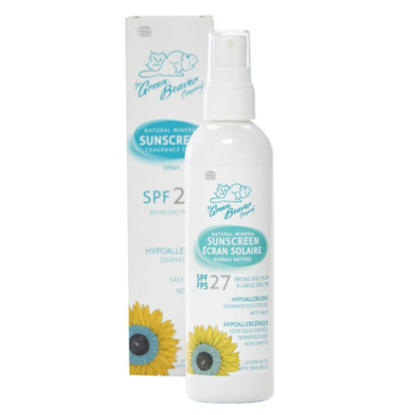 Green Beaver Sunscreen Spray Adults SPF 27 Canada