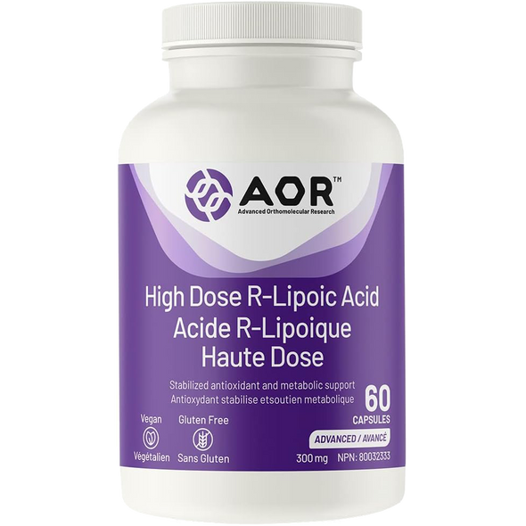 AOR High Dose R-Lipoic Acid Vegi Capsule