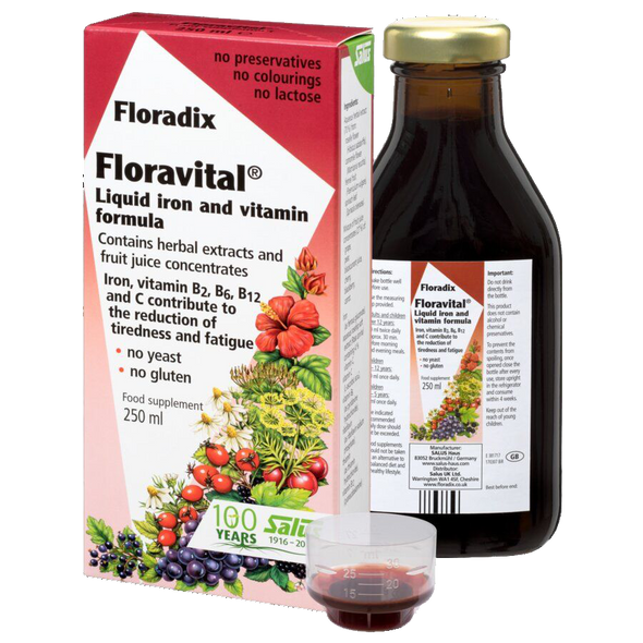 Salus Floravit Liquid Iron and Vitamins Formula