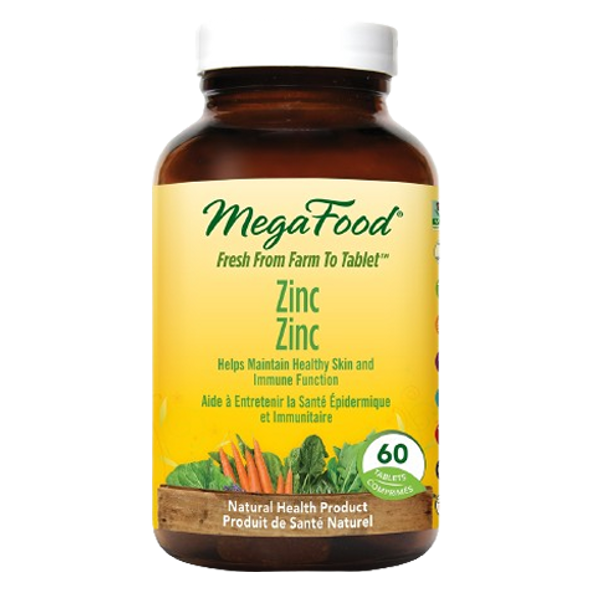 MegaFood Zinc Tablets - front of product