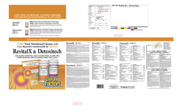RevitalX & Detoxitech Kit Label
