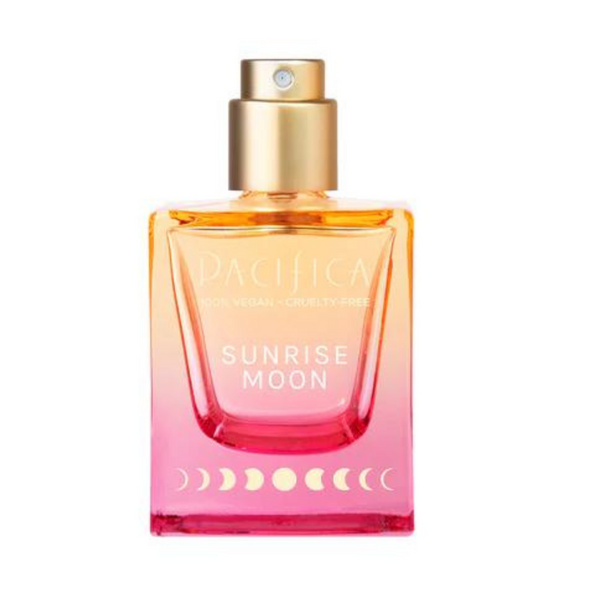 Pacifica Sunrise Moon Perfume featuring the spray bottle