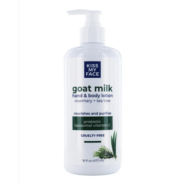 Kiss My Face Goat Milk Hand & Body Lotion - front of product