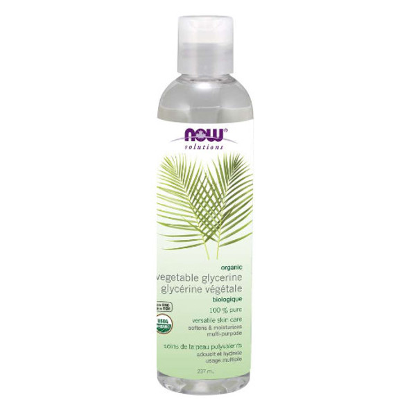 NOW Organic Vegetable Glycerin 100% Pure 237 ml