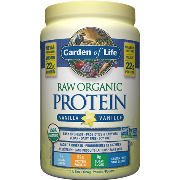 Garden of Life Raw Organic Protein Vanilla 620 grams powder