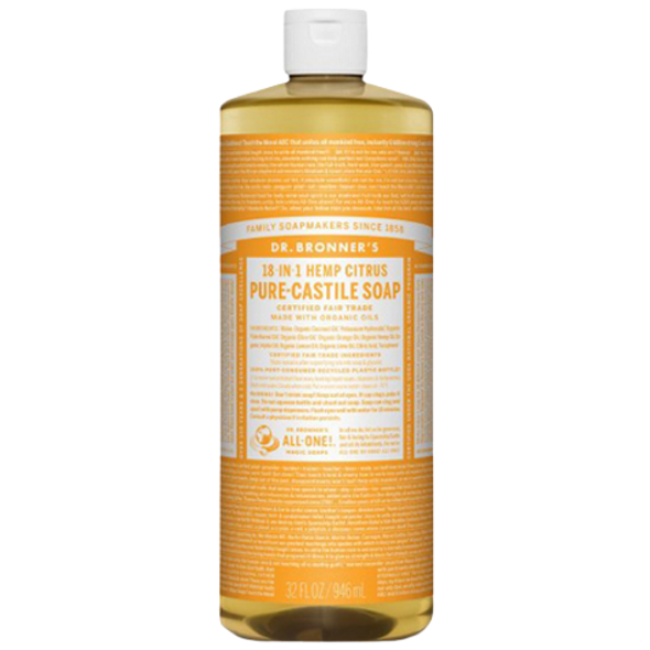 Dr. Bronner's 18-IN-1 Citrus Pure-Castile Soap - Front of product