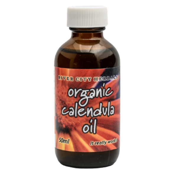 River City Herbals Organic Calendula Oil - front of product