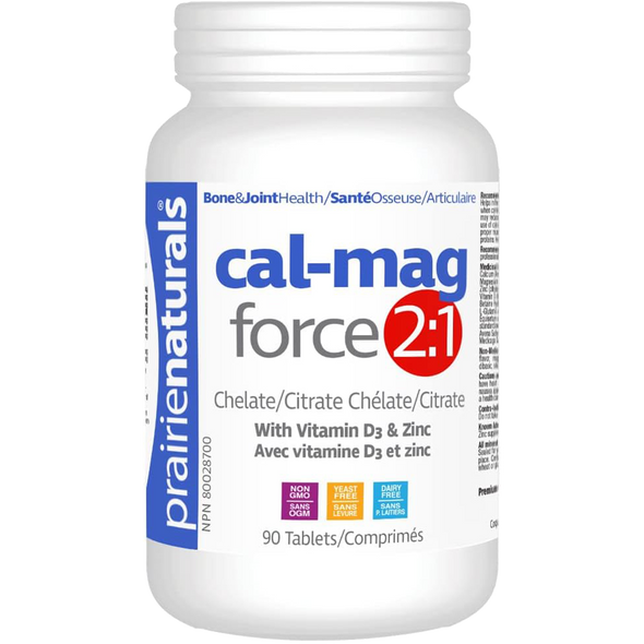 Prairie Naturals Cal-Mag Force 2.1 Tablets