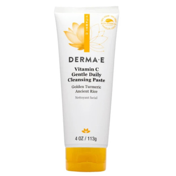 Derma E Vitamin C Gentle Daily Cleansing Paste with Golden Turmeric & Ancient Rice