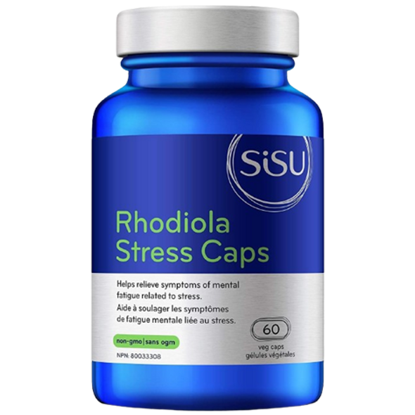 SISU Rhodiola Stress Caps 250 mg Capsules - front of product