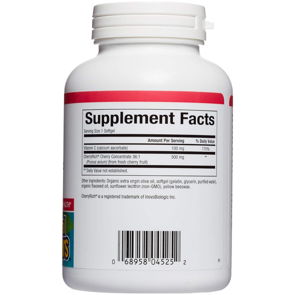 Natural Factors CherryRich Super Strength Cherry Concentrate Softgels - Supplement