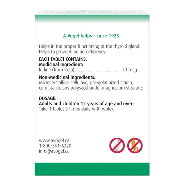 A. Vogel Thyroid Support Tablets - ingredients