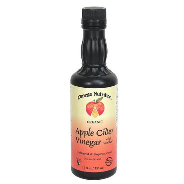 Omega Nutrition Organic Apple Cider Vinegar - OLD PACKAGING LOOK