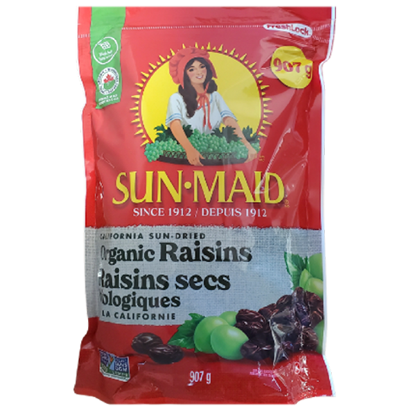 SunMaid Organic Raisins - New Look