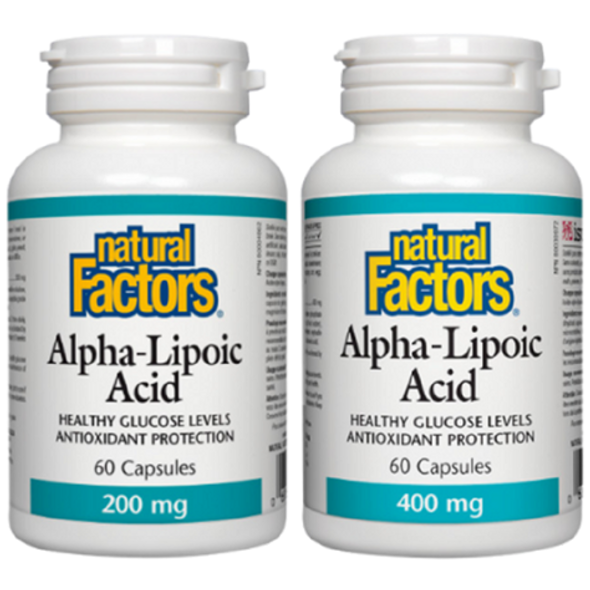 Natural Factors Alpha-Lipoic Acid Capsules - front of product