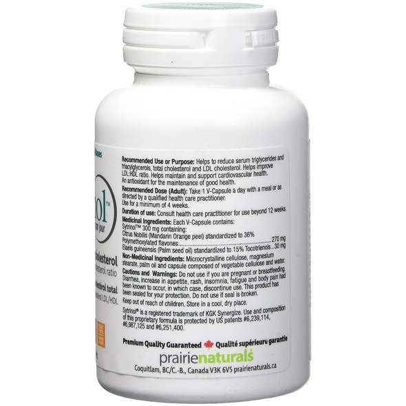 Prairie Naturals Sytrinol One-A-Day Lower Cholesterol Capsules - Ingredient