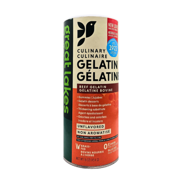Great Lakes Culinary Beef Gelatin - New Packaging