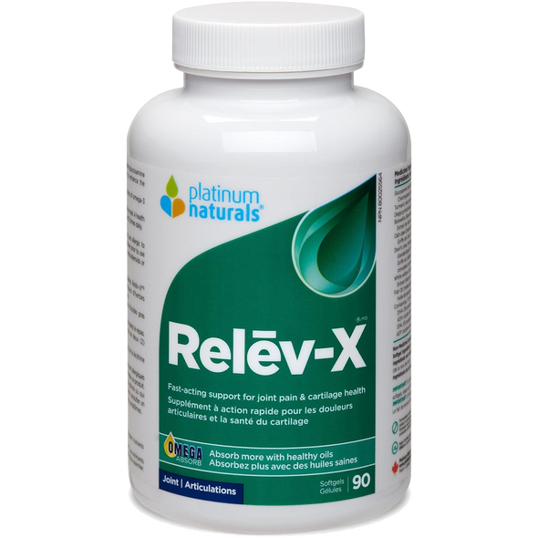 Platinum Naturals Relev-X Joint Care Pain Relief Softgels