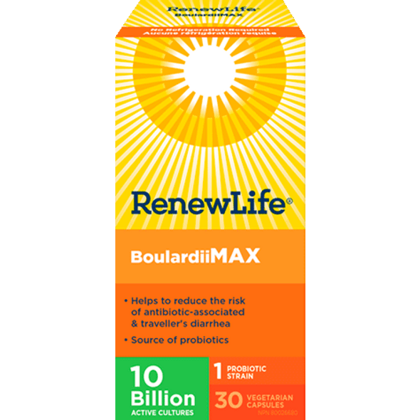 Renew Life BoulardiiMAX 10 Billion Capsules - front of product