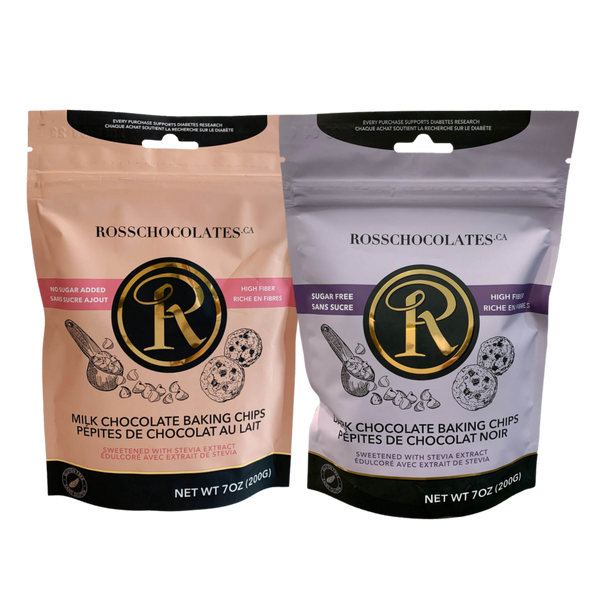 RossChocolates Baking Chips - both flavours