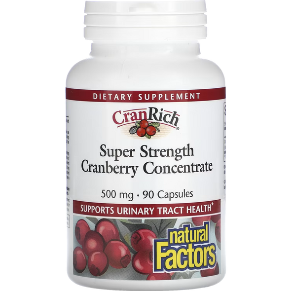 Organic CranRich Super Strength Cranberry Concentrate 500 mg Softgels