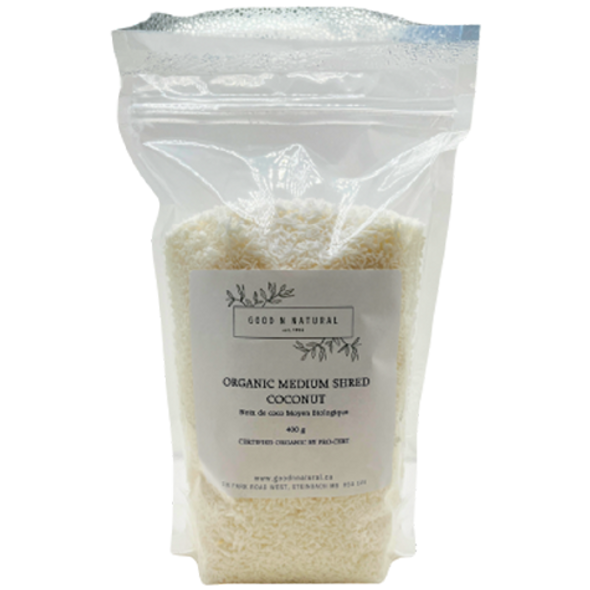 Good n' Natural Organic Medium Shred Coconut - front of product