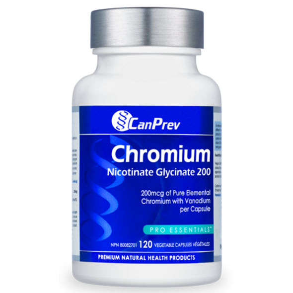 CanPrev Chromium Nicotinate Glycinate 200 - front of product