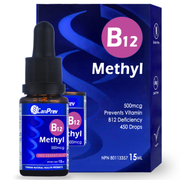 CanPrev B12 Methyl Drops - front of product