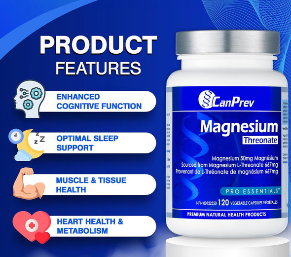 CanPrev Magnesium Threonate - Features