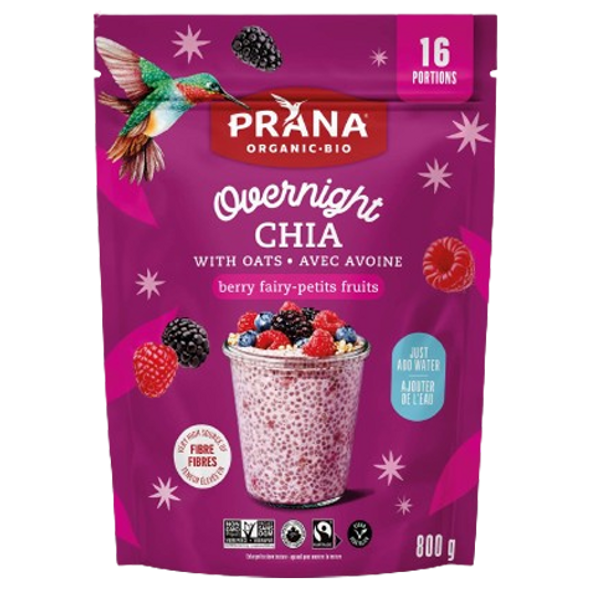 Prana Organic Overnight Chia with Oats Berry Fairy - front of product