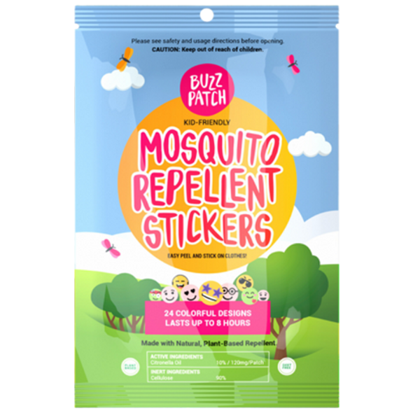 Nat Pat BuzzPatch Kid-Friendly Mosquito Repellent Stickers - front of product