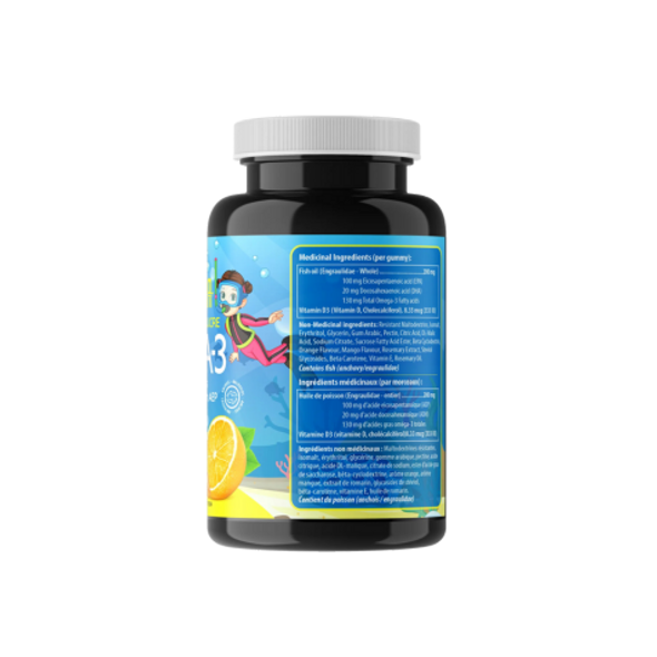 AquaOmega High EPA Kids Gummies - Label