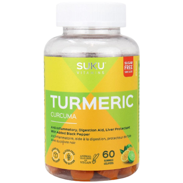 SUKU Vitamins Turmeric Gummies - front of product