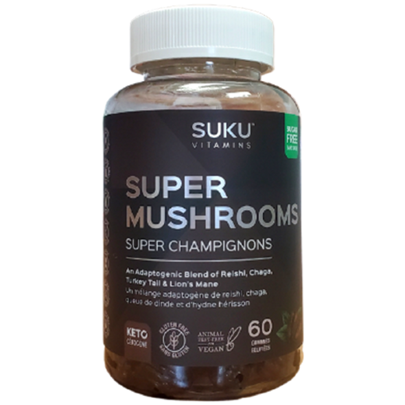 SUKU Vitamins Super Mushrooms Gummies - front of product