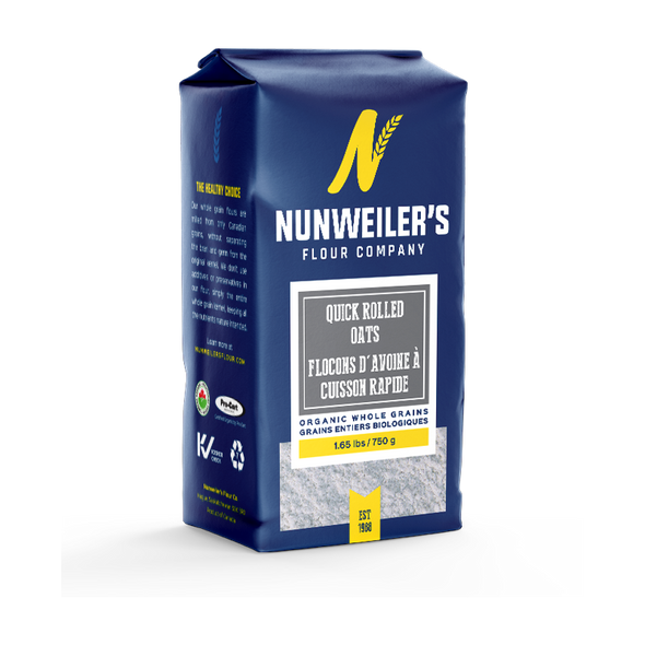 Nunweiler's Flour Company Organic Quick Rolled Oats