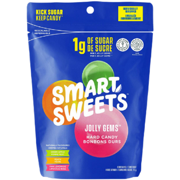 Smart Sweets Jolly Gems Hard Candy - front of product