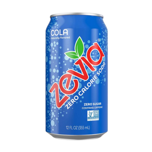 Zevia - Cola Zero Calorie Soda Can