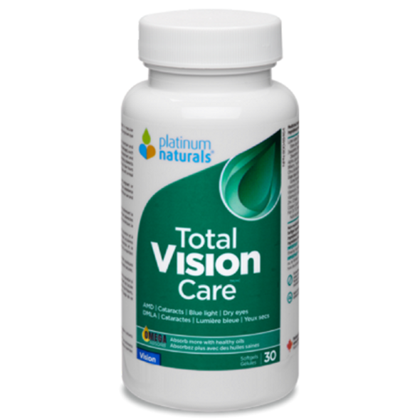 Platinum Naturals Total Vision Care Softgels - front of product