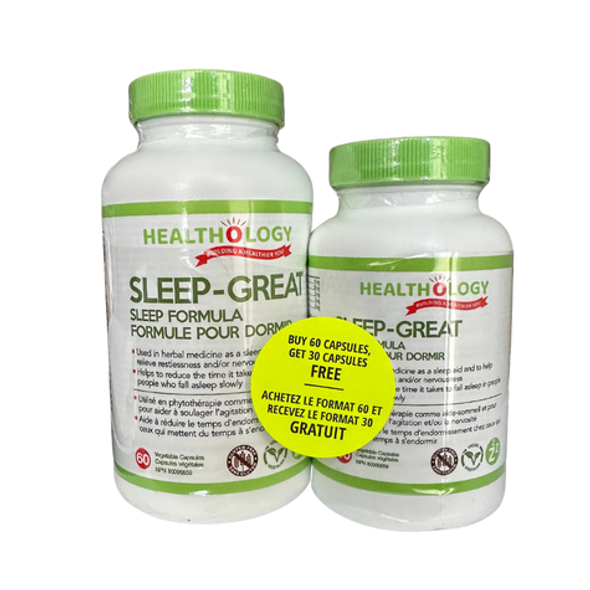 Healthology Sleep-Great Sleep Formula Shrink Wrap