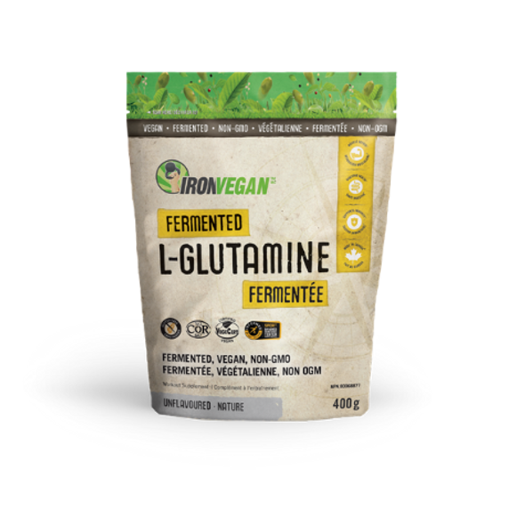 Iron Vegan Fermented L-Glutamine Workout Supplement