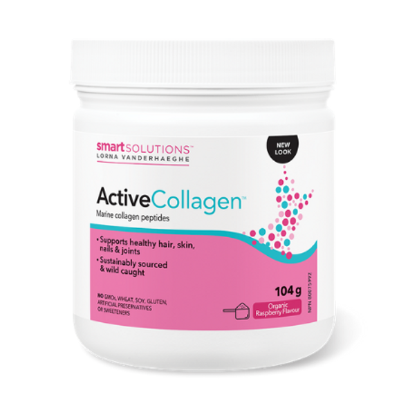 Smart Solutions Lorna Vanderhaeghe Active Collagen Organic Raspberry Flavour 104 grams