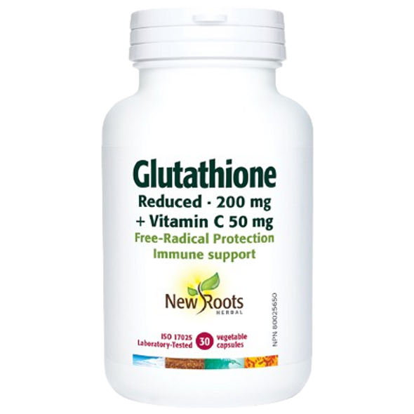 New Roots Glutathione Reduced Antioxidant - front of product