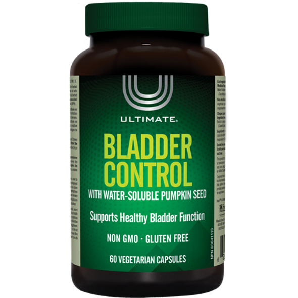 Ultimate Bladder Control Pumpkin Seed Extract Capsules - Front