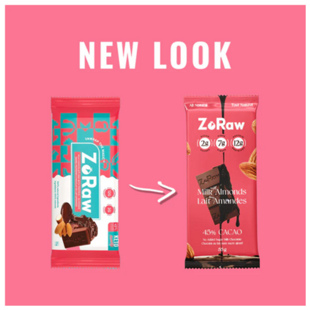 ZoRaw Chocolate Bar  - new look