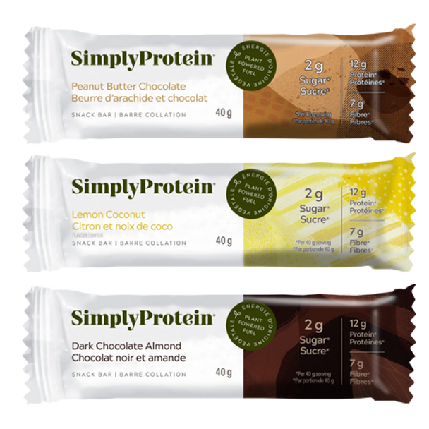 Simply Protein Snack Bar - featuring all flavours