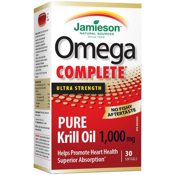 Jamieson Omega Complete Ultra Strength Pure Krill Oil