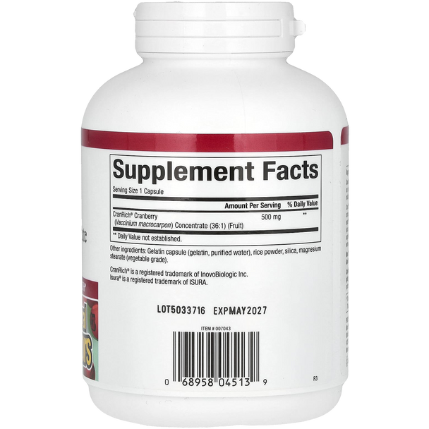 Natural Factors CranRich Super Strength Cranberry Concentrate - Supplement